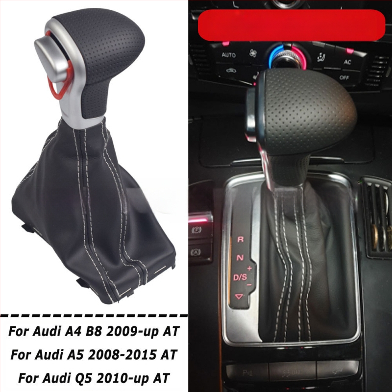 Sobib Audi A3 A4 B8 A5 A6 C6 Q5 automaatkäigukasti käigukangi tolmukattega käsikuuliga käigukangile