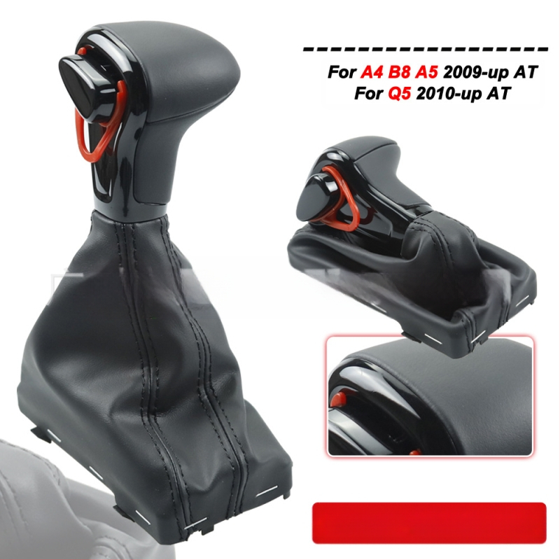 Sobib Audi A3 A4 B8 A5 A6 C6 Q5 automaatkäigukasti käigukangi tolmukattega käsikuuliga käigukangile