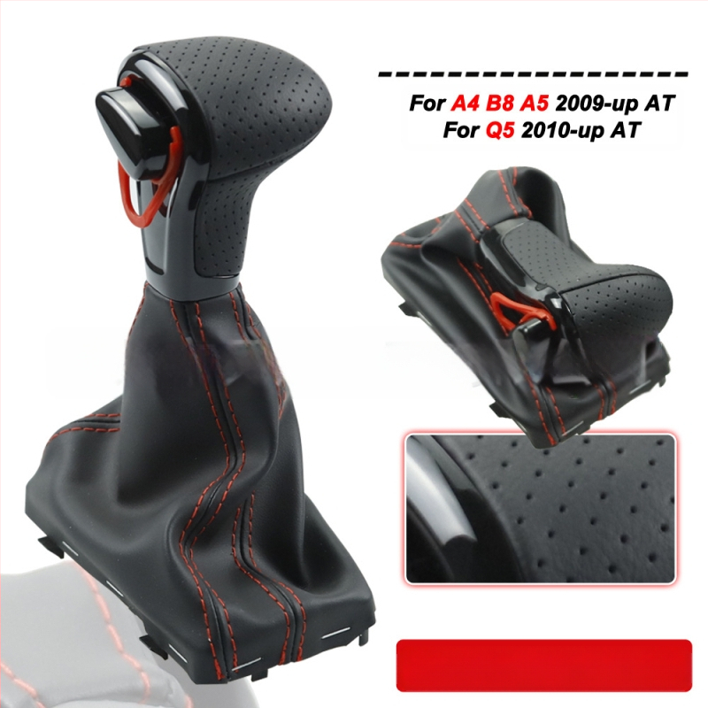 Sobib Audi A3 A4 B8 A5 A6 C6 Q5 automaatkäigukasti käigukangi tolmukattega käsikuuliga käigukangile