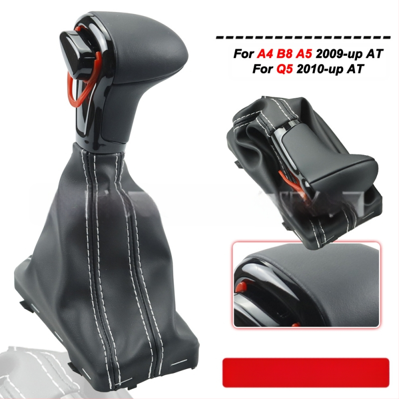 Sobib Audi A3 A4 B8 A5 A6 C6 Q5 automaatkäigukasti käigukangi tolmukattega käsikuuliga käigukangile