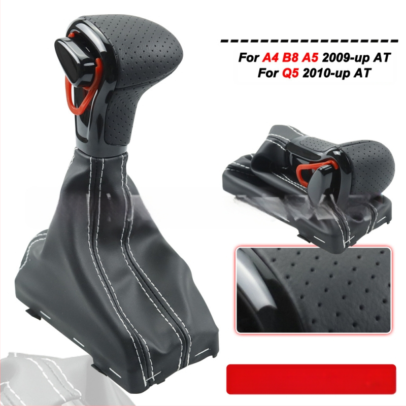 Sobib Audi A3 A4 B8 A5 A6 C6 Q5 automaatkäigukasti käigukangi tolmukattega käsikuuliga käigukangile