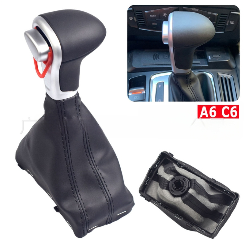 Sobib Audi A3 A4 B8 A5 A6 C6 Q5 automaatkäigukasti käigukangi tolmukattega käsikuuliga käigukangile