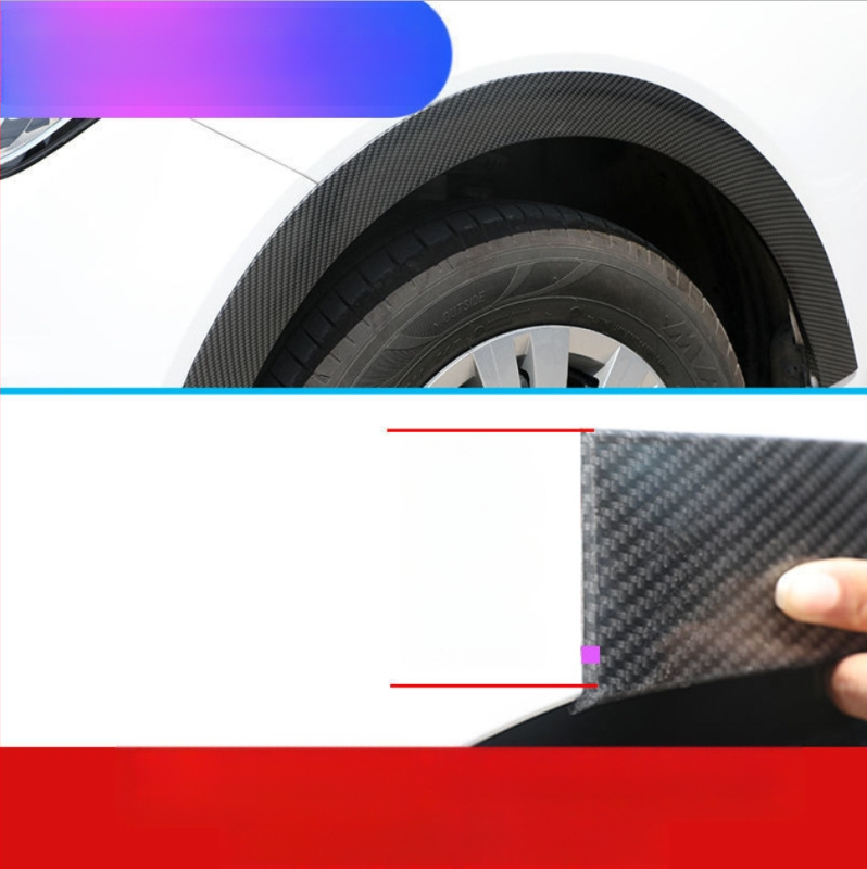 Automobilio modifikuotas rato antakių guminis susidūrimo prevencijos juostos rato stebulės anglies pluošto raštas plataus kėbulo rato krašto grandiklio sparnas