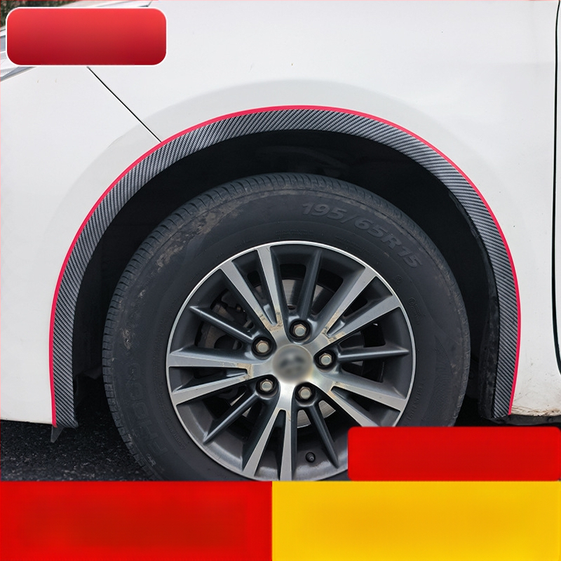 Automobilio modifikuotas rato antakių guminis susidūrimo prevencijos juostos rato stebulės anglies pluošto raštas plataus kėbulo rato krašto grandiklio sparnas