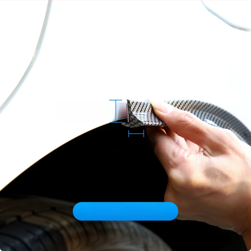 Automobilio modifikuotas rato antakių guminis susidūrimo prevencijos juostos rato stebulės anglies pluošto raštas plataus kėbulo rato krašto grandiklio sparnas