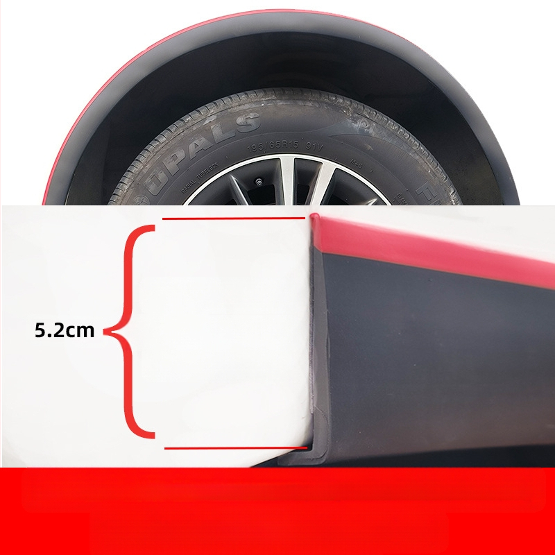 Automobilio modifikuotas rato antakių guminis susidūrimo prevencijos juostos rato stebulės anglies pluošto raštas plataus kėbulo rato krašto grandiklio sparnas