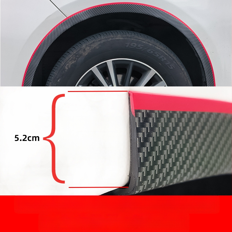 Automobilio modifikuotas rato antakių guminis susidūrimo prevencijos juostos rato stebulės anglies pluošto raštas plataus kėbulo rato krašto grandiklio sparnas