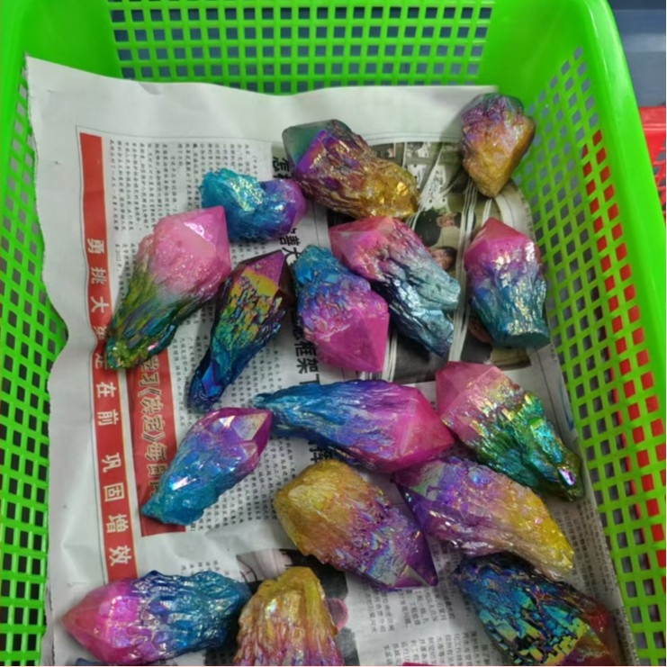 Natūralių kristalų spiečius, baltų kristalų spiečius, akvariumo papuošalai, krištolo dirbiniai, degausavimo papuošalai, Rytų Kinijos jūros krištolo neapdorotas akmuo