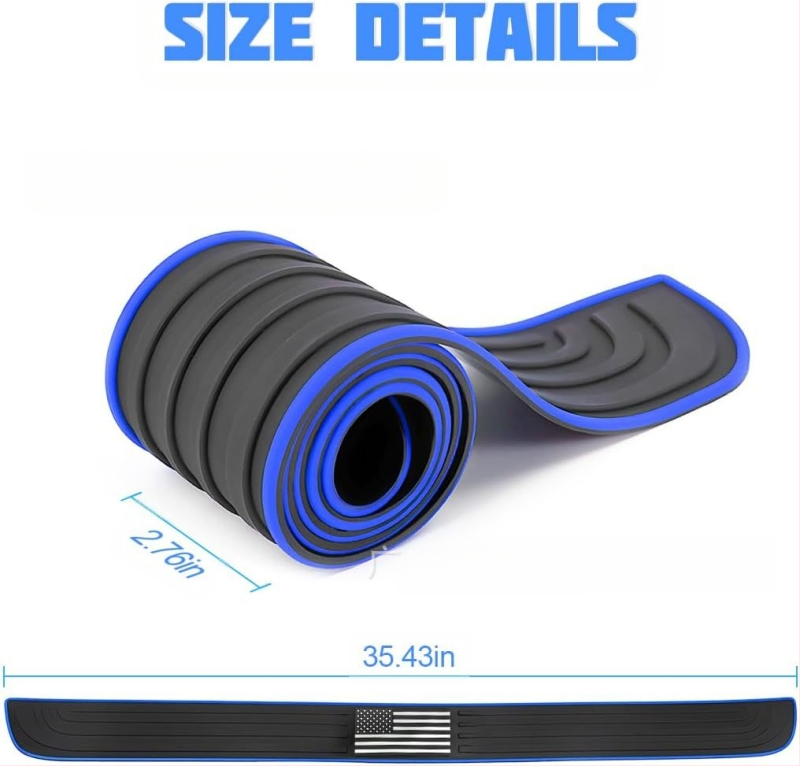 Amazoni populaarse auto tagumise pakiruumi kokkupõrkevastase kaitseriba ja tagumise kaitseraua kaitseriba saab lõigata.