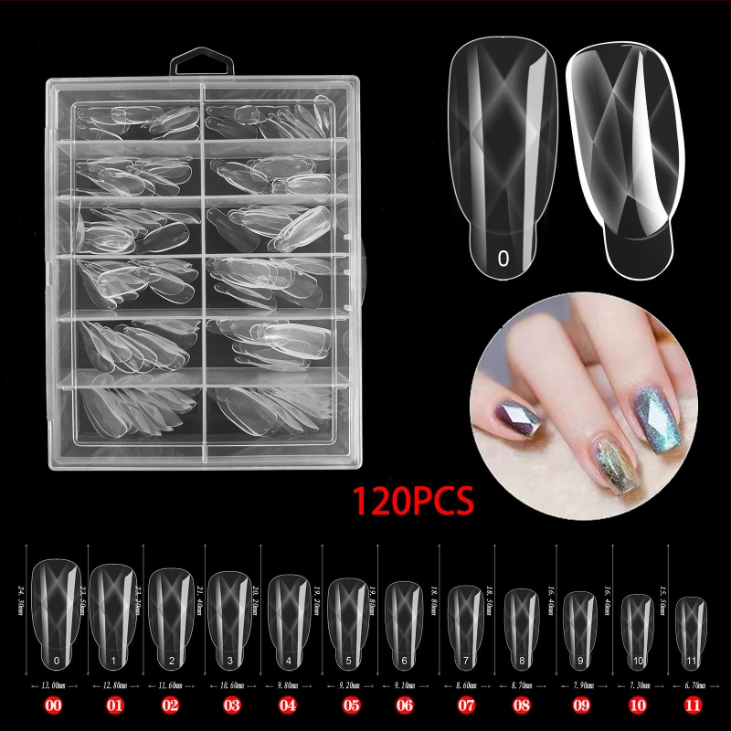 Piiriülene küünekunsti kristallvorm kristallpikendus paberivaba kiire fototeraapia küünepikendus 120 maduvorm