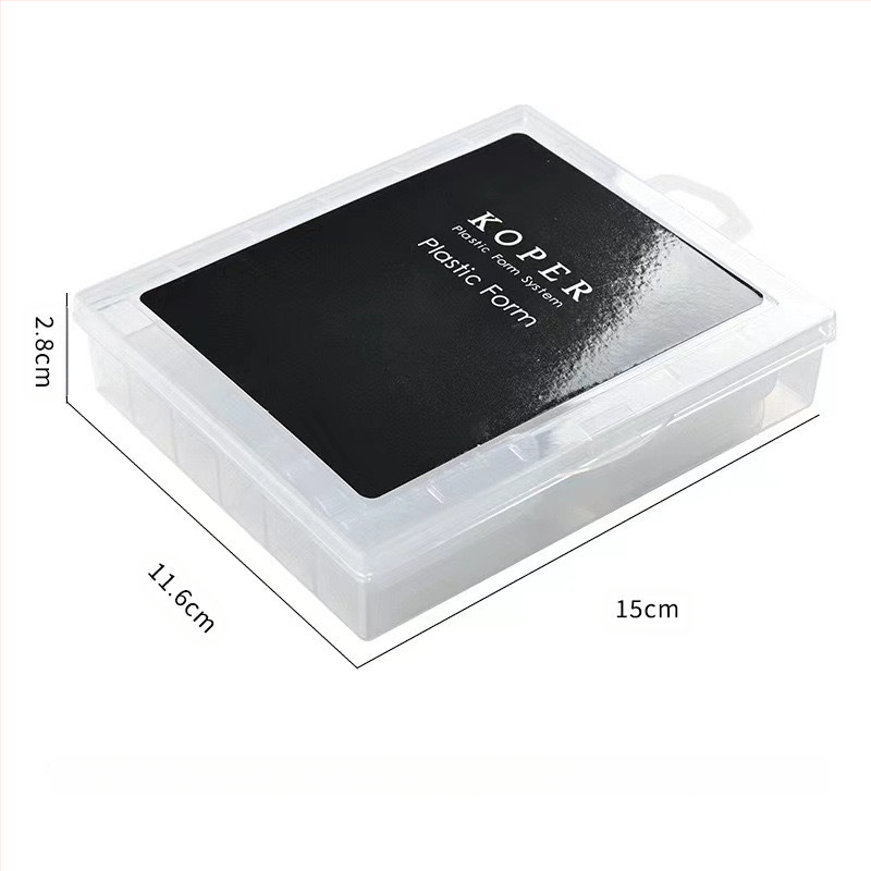 Piiriülene küünekunsti kristallvorm kristallpikendus paberivaba kiire fototeraapia küünepikendus 120 maduvorm