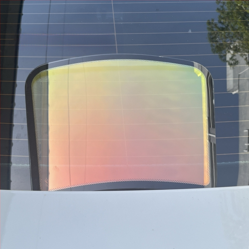 Populiari spalvinga saulės plėvelė priekinėje izoliacinėje plėvelėje violetinė šviesiai mėlyna „Enchantress Rose Ghost“ automobilio langų plėvelė, pasižyminti aukšta izoliacija ir aukšta raiška.