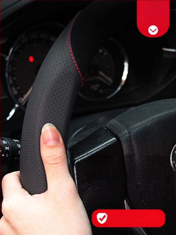 Nahkkattega rooliratas sobib Nissanile Nissan Xuanyi Qijun taevane päikesepaiste Tiida Bluebird käepidemekate igal aastaajal