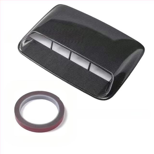 Auto universaalne dekoratiivne kapoti võltsitud õhu väljalaske kleebis kapoti isikupärastatud loominguline mootori õhu sisselaske lisatarvikute modifikatsioon