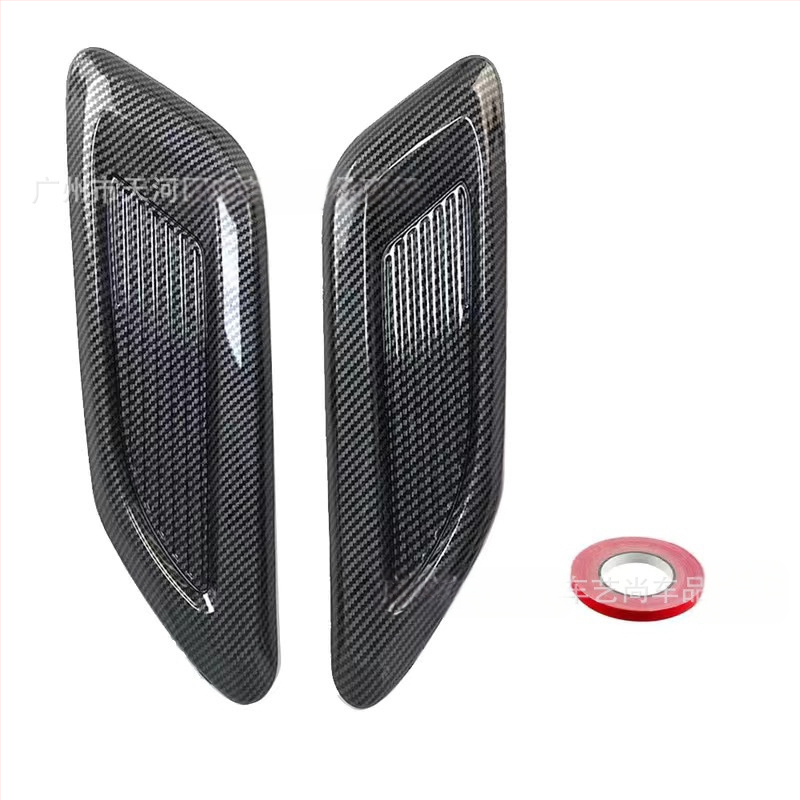 Auto universaalne dekoratiivne kapoti võltsitud õhu väljalaske kleebis kapoti isikupärastatud loominguline mootori õhu sisselaske lisatarvikute modifikatsioon