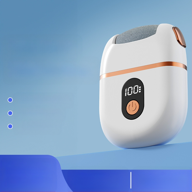 Judantis pėdų šlifuoklis negyvoms odos nuospaudoms pašalinti LCD ekranas pedikiūro šlifavimo akmuo kulnas buitinis pėdų trynimo artefaktas