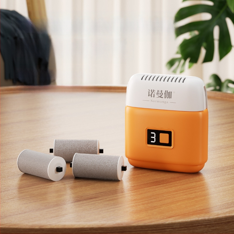 Judantis pėdų šlifuoklis negyvoms odos nuospaudoms pašalinti LCD ekranas pedikiūro šlifavimo akmuo kulnas buitinis pėdų trynimo artefaktas