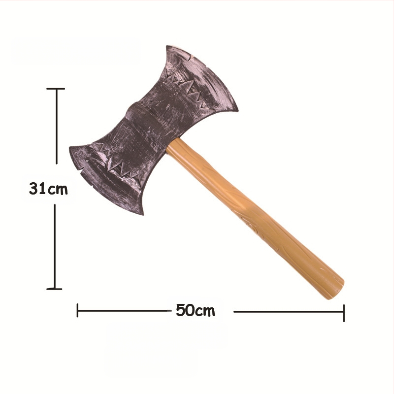 Euroopa ja Ameerika Halloweeni meigikostüümi relvarekvisiidid COSPLAY riietus EVA ühe kirvega labidaga sirbiga mänguasjade hulgimüük