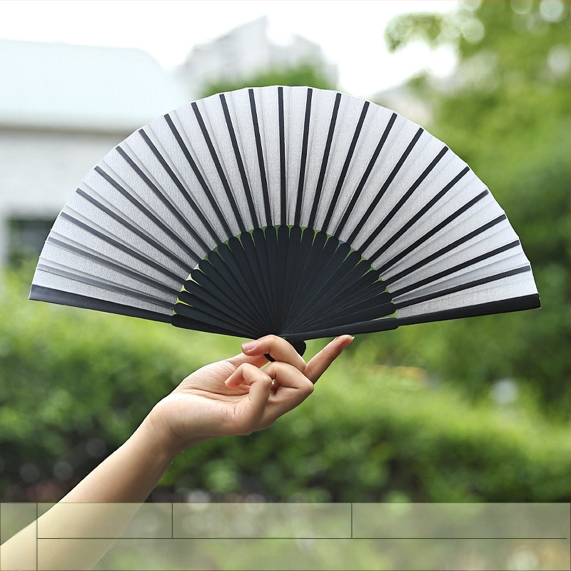 Täisbambusest kokkupandav ventilaator, uus hiina stiilis, rahvuslikus stiilis miniventilaator, iidse stiiliga cheongsam, väike kokkupandav ventilaator, retro kaasaskantav kokkupandav hulgimüük