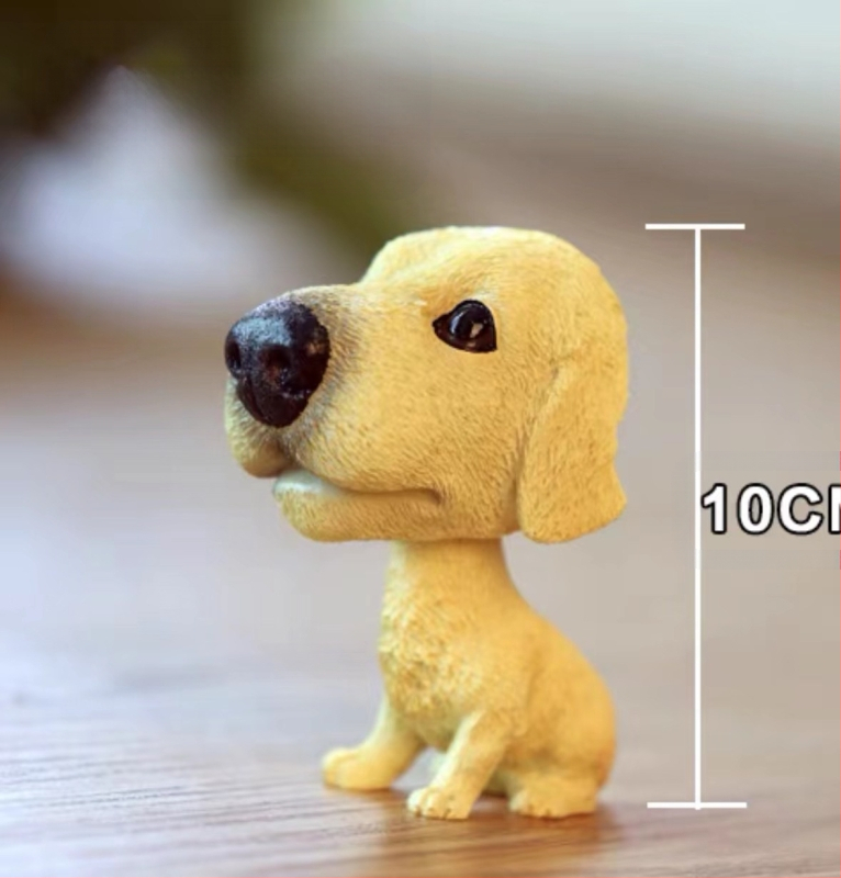 Piiriülesed bobblehead-koerakaunistused, loomingulised ja armsad autokaunistused, armsad koera- ja kassisimulatsiooninukud, maailmakuulsad koerad