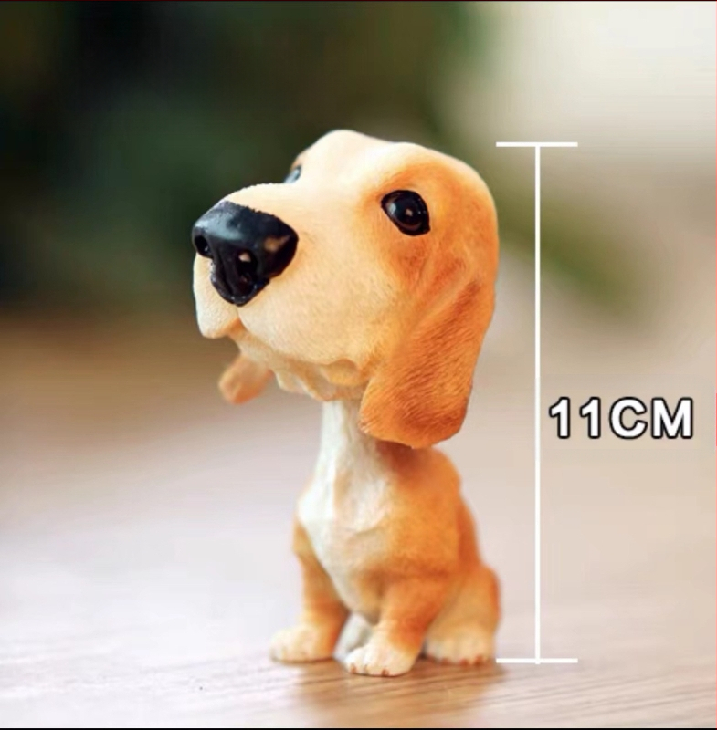 Piiriülesed bobblehead-koerakaunistused, loomingulised ja armsad autokaunistused, armsad koera- ja kassisimulatsiooninukud, maailmakuulsad koerad