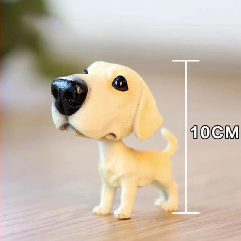 Piiriülesed bobblehead-koerakaunistused, loomingulised ja armsad autokaunistused, armsad koera- ja kassisimulatsiooninukud, maailmakuulsad koerad