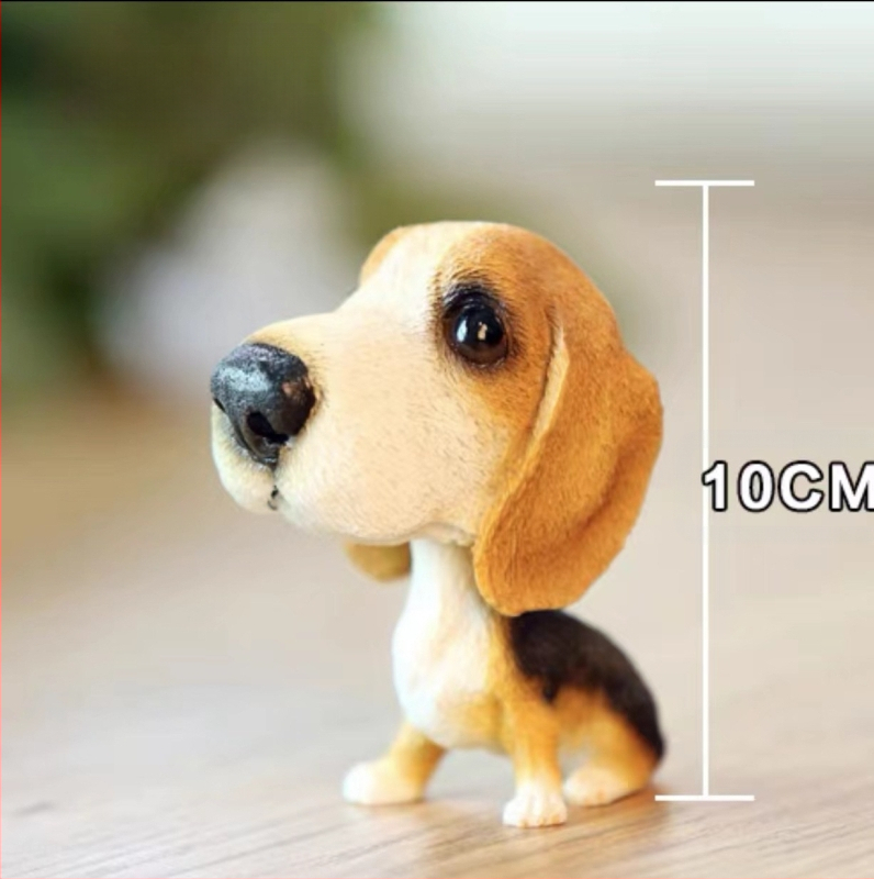 Piiriülesed bobblehead-koerakaunistused, loomingulised ja armsad autokaunistused, armsad koera- ja kassisimulatsiooninukud, maailmakuulsad koerad