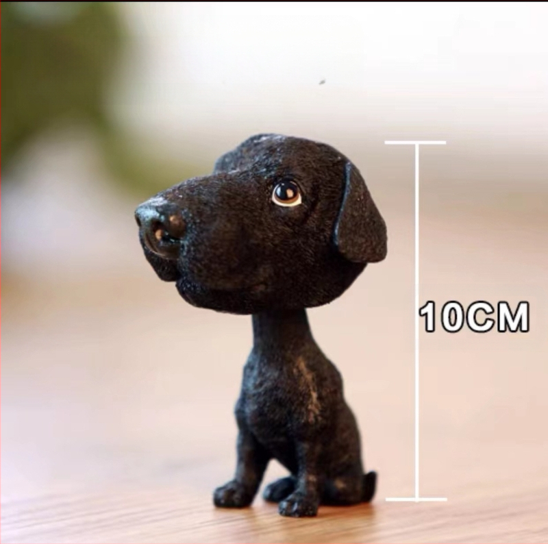 Piiriülesed bobblehead-koerakaunistused, loomingulised ja armsad autokaunistused, armsad koera- ja kassisimulatsiooninukud, maailmakuulsad koerad