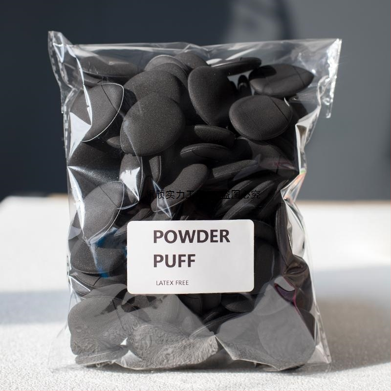 15/30/60/100 mini trikampių pirštų formos minkštų pudros tušinukų, kurie padidėja veikiami vandens, šlapių ir sausų makiažo įrankių