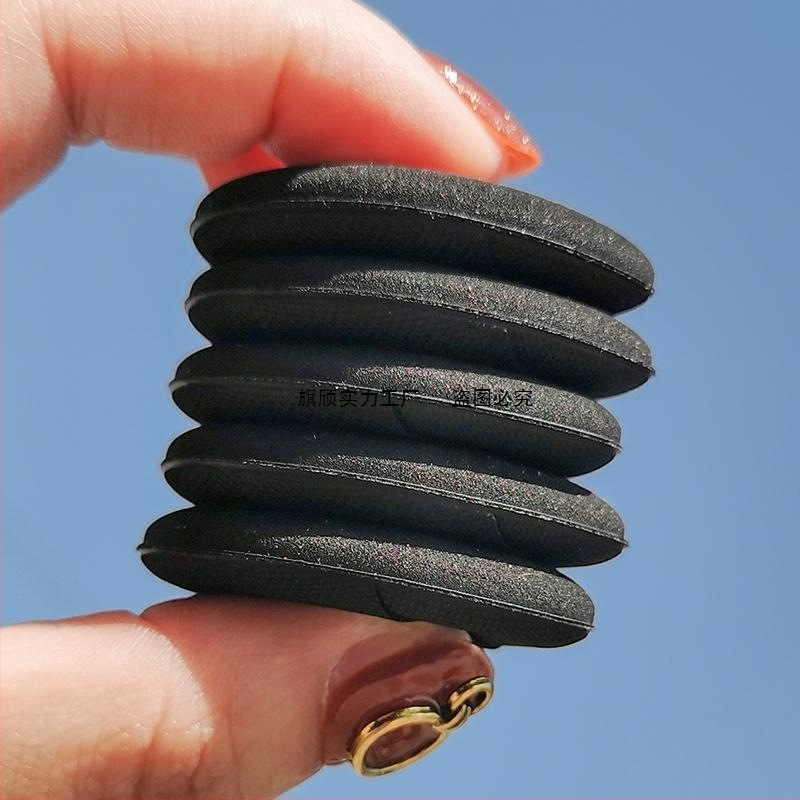 15/30/60/100 mini trikampių pirštų formos minkštų pudros tušinukų, kurie padidėja veikiami vandens, šlapių ir sausų makiažo įrankių