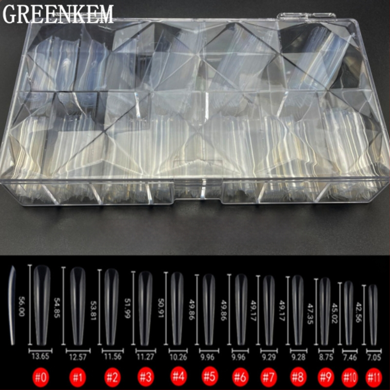 Täiskattega vesipiibu soomuskott karbis, pikendatud 4XL teravatipuline soomus, balletisoomus, mandlisoomus, lühikeste küüntega tilksoomus.