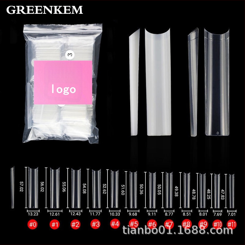 Täiskattega vesipiibu soomuskott karbis, pikendatud 4XL teravatipuline soomus, balletisoomus, mandlisoomus, lühikeste küüntega tilksoomus.