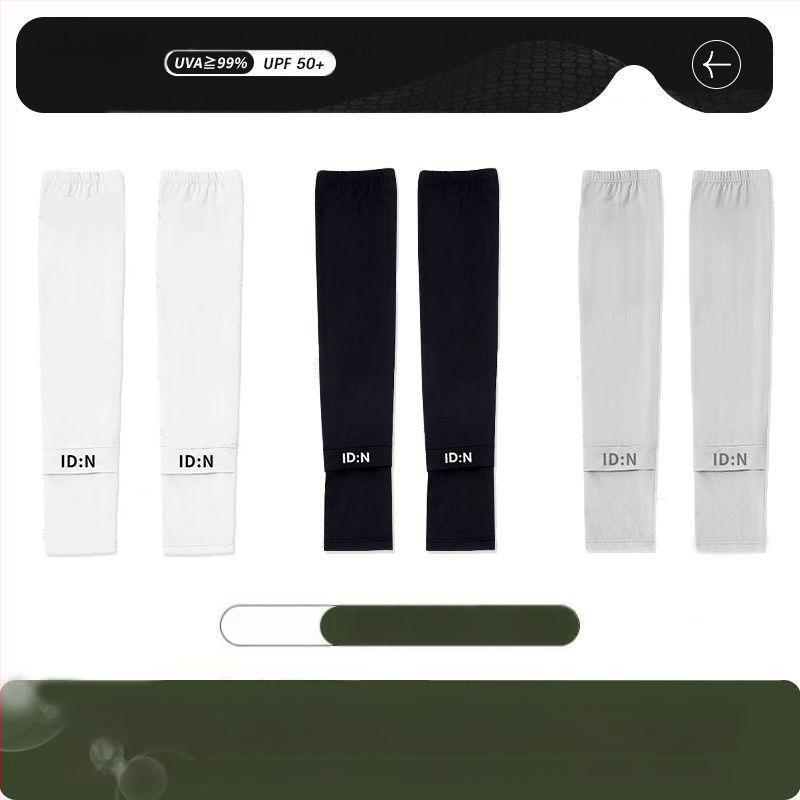 Vyriškos apsauginės ledo rankovės nuo saulės, vasarinės, laisvos, plius dydžio, apsaugančios nuo UV spindulių, šilko rankovės, skirtos lauko vairavimui, dviračių sportui ir rankovėms.