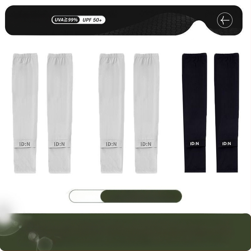 Vyriškos apsauginės ledo rankovės nuo saulės, vasarinės, laisvos, plius dydžio, apsaugančios nuo UV spindulių, šilko rankovės, skirtos lauko vairavimui, dviračių sportui ir rankovėms.