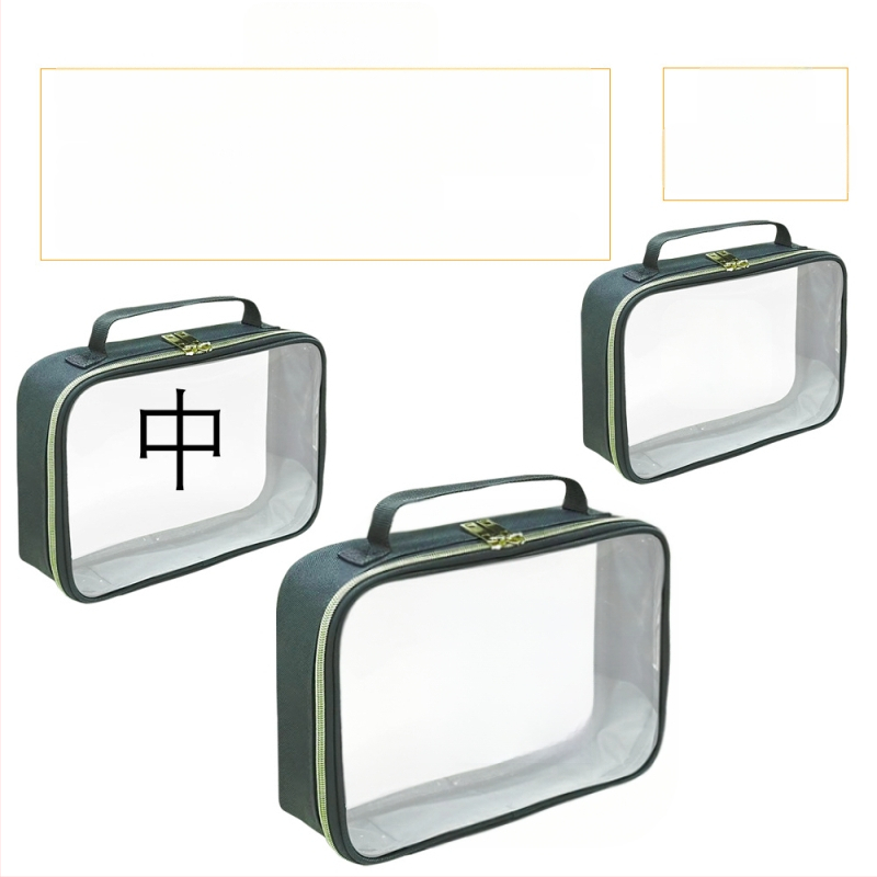 Piiriülene populaarne kolmeosaline kosmeetikakott, reisikott, suure mahutavusega tualett-tarvete kott, lennujaama lisatarvete hoiukott