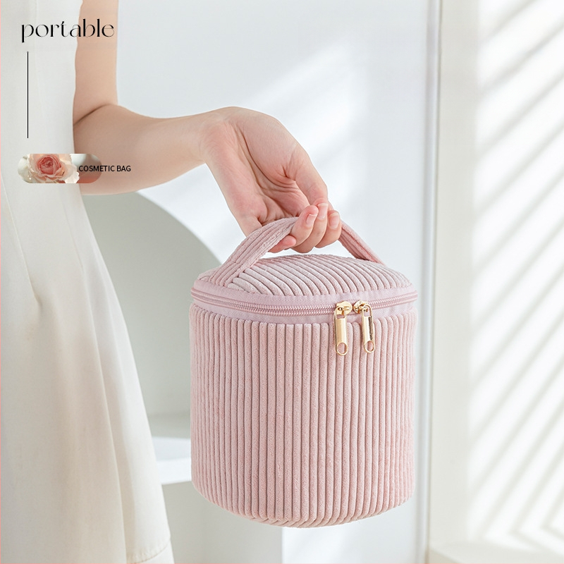 Uus sametist kosmeetikakott, reisikott, huulepulgakott, tüdrukute käekott, suur mahutavus, neljaosaline komplekt