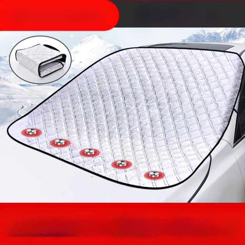 Automobilio priekinio stiklo uždangalas, atsparus saulei, atsparus lietui, šalčio izoliacija, pusės kėbulo uždangalas, išorinis uždangalas, apsauga nuo sniego