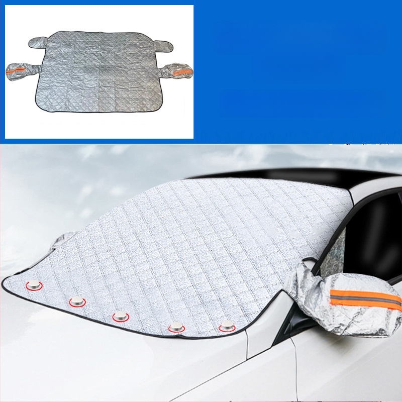 Automobilio priekinio stiklo uždangalas, atsparus saulei, atsparus lietui, šalčio izoliacija, pusės kėbulo uždangalas, išorinis uždangalas, apsauga nuo sniego