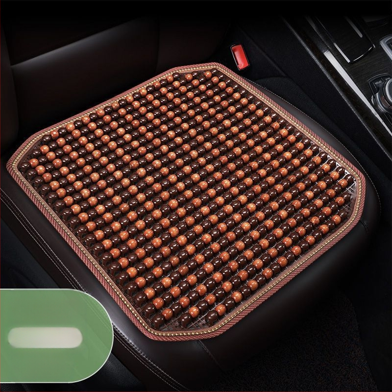 Autoistmepadi Suvine jahutav padi Puidust helmed Ventilatsioon Suvine 3D hingav nelja aastaaja universaalne veoautoistme ühekordne padi Puidust