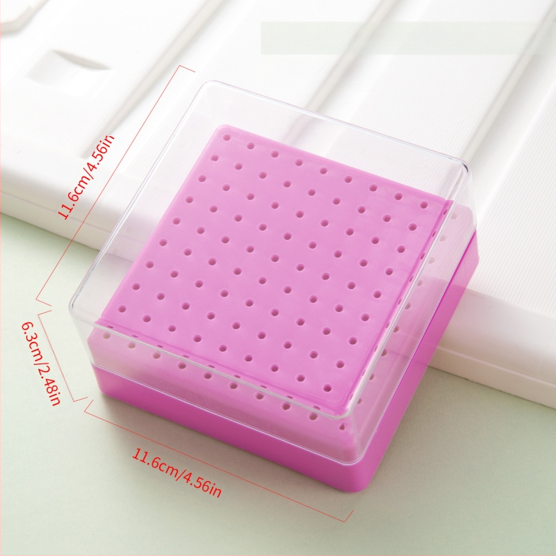 Sandėlyje yra 30 skylių poliravimo galvutės valymo dėžutė, 100 skylių kvadratinė nagų šlifavimo galvutė, dulkėms atsparus permatomas stovas.