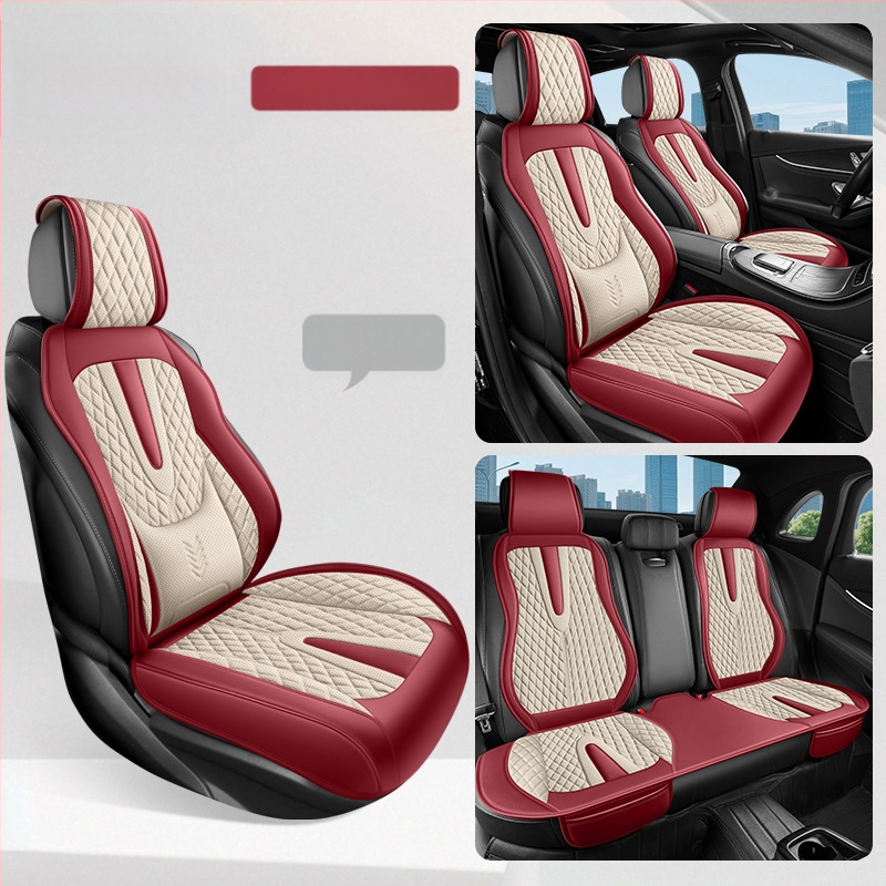 Fikseeritud nimmetugi, täielikult suletud autoistmepadi, viiekohaline universaalne nelja aastaaja istmekate, hingav ja kulumiskindel autoistmepadi