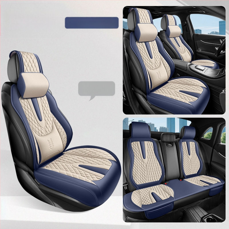 Fikseeritud nimmetugi, täielikult suletud autoistmepadi, viiekohaline universaalne nelja aastaaja istmekate, hingav ja kulumiskindel autoistmepadi