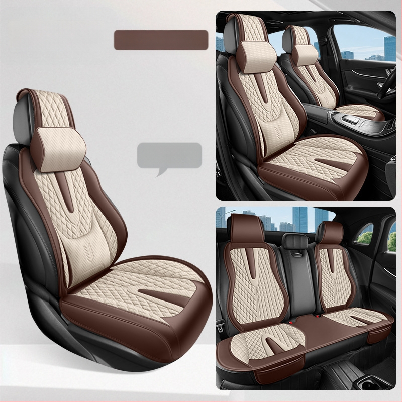 Fikseeritud nimmetugi, täielikult suletud autoistmepadi, viiekohaline universaalne nelja aastaaja istmekate, hingav ja kulumiskindel autoistmepadi