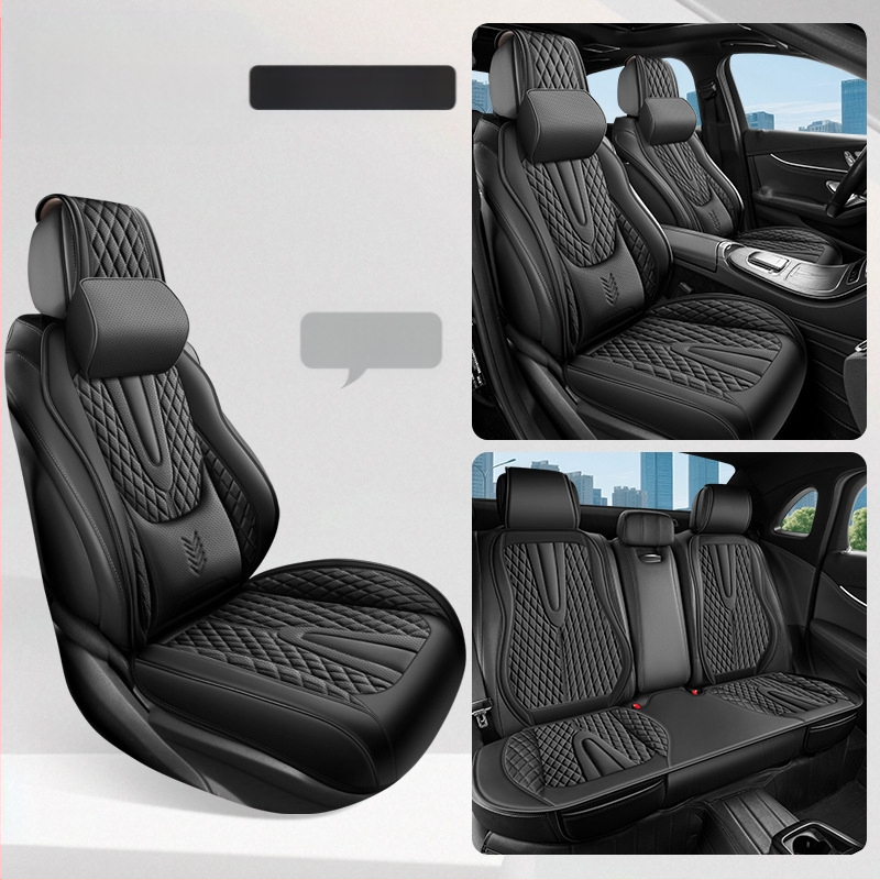 Fikseeritud nimmetugi, täielikult suletud autoistmepadi, viiekohaline universaalne nelja aastaaja istmekate, hingav ja kulumiskindel autoistmepadi