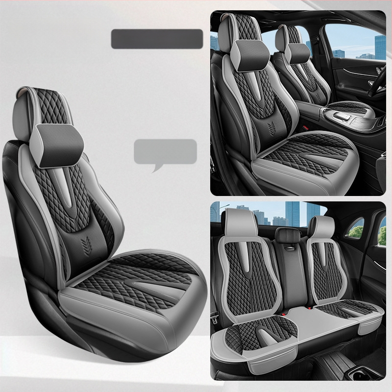 Fikseeritud nimmetugi, täielikult suletud autoistmepadi, viiekohaline universaalne nelja aastaaja istmekate, hingav ja kulumiskindel autoistmepadi