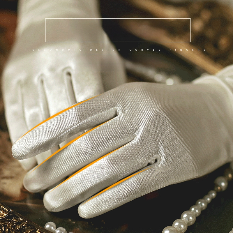 Nuotakos pirštinės, ilgos atlasinės, retro stiliaus, vestuvių nuotraukų aksesuarai, kelionių fotografija, skėtis nuo saulės, vestuvinė suknelė, vestuvinės pirštinės