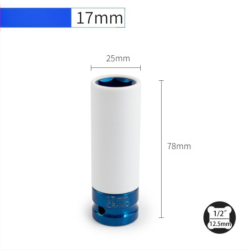 Auto modifitseeritud rattarummu 1/2 kandilise auguga kuusnurkne pesa süüteküünla hülss spetsiaalse kujuga tööriista kruvihülss vastashülss