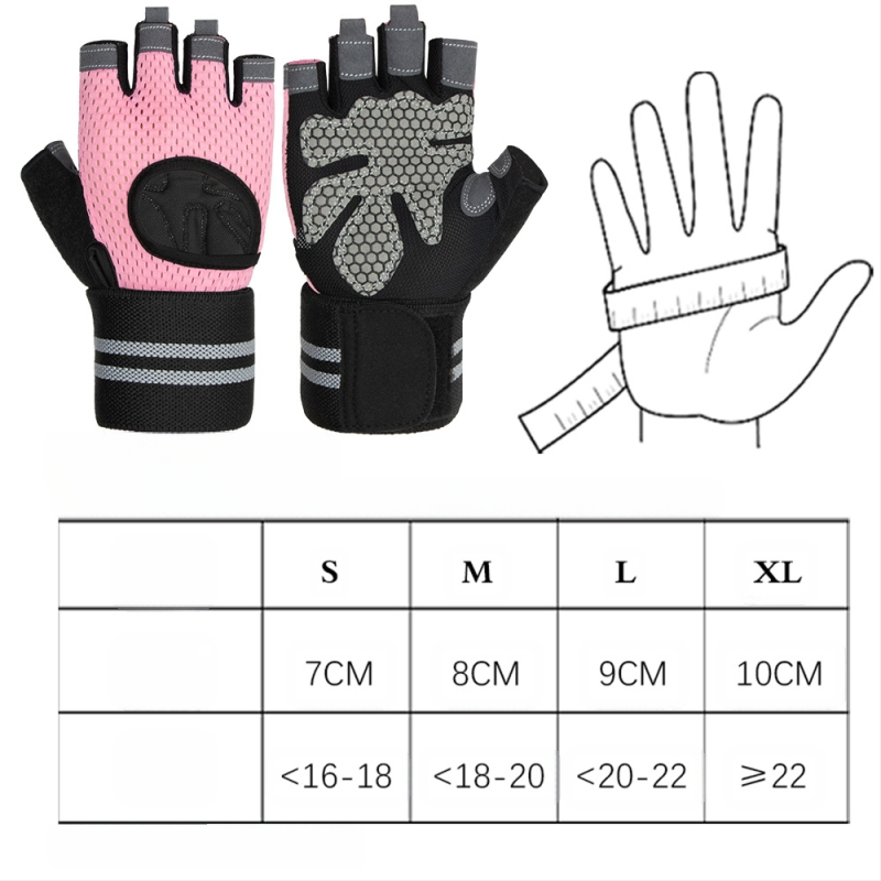 JAV lauko sporto dviračių pirštinės jogos pirštinės fitneso įranga svorio lavinimo geležinės pirštinės fitneso pirštinės