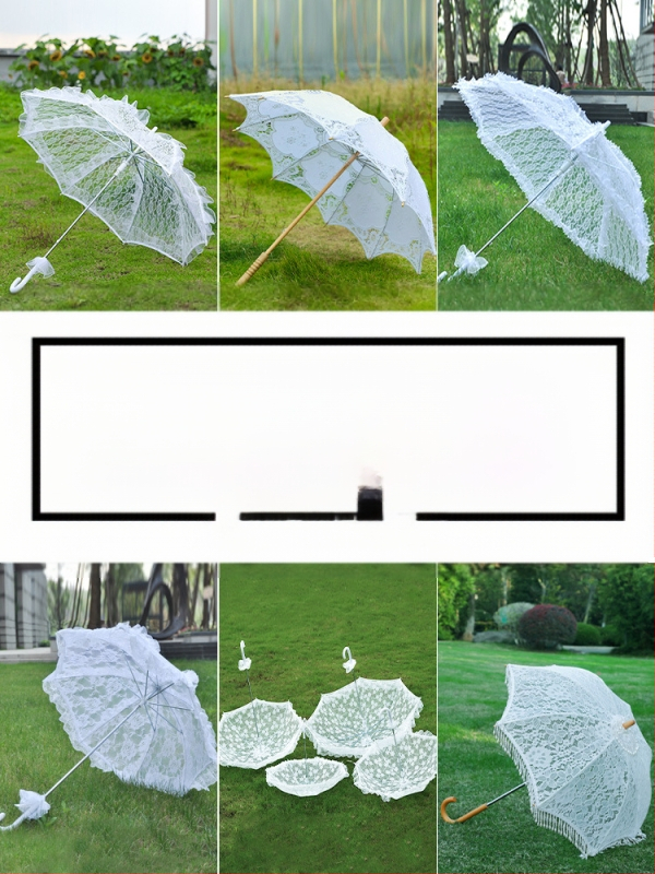 ♡Vestuvių nuotakos nėriniuotas skėtis, baltas princesės skėtis, vestuvės, europietiškas nuotakos skėtis, vestuvinė suknelė, moterų fotosesija, vestuvių fotografija