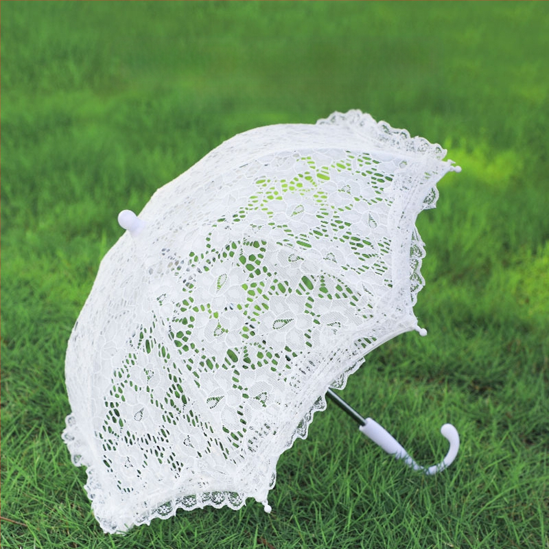 ♡Vestuvių nuotakos nėriniuotas skėtis, baltas princesės skėtis, vestuvės, europietiškas nuotakos skėtis, vestuvinė suknelė, moterų fotosesija, vestuvių fotografija